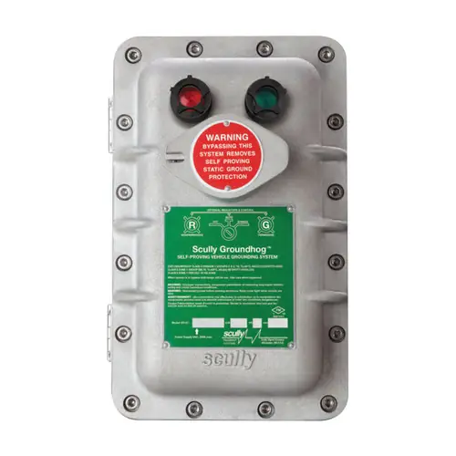 Scully 09124 Red Lens & Guard Assembly for ST-47 115V AC Groundhog Controller