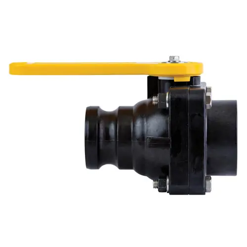 TerreMax Bolted Ball Valve, 100 PSI, 2 in. Full Port Flange x 2 in. Male Cam Adapter
