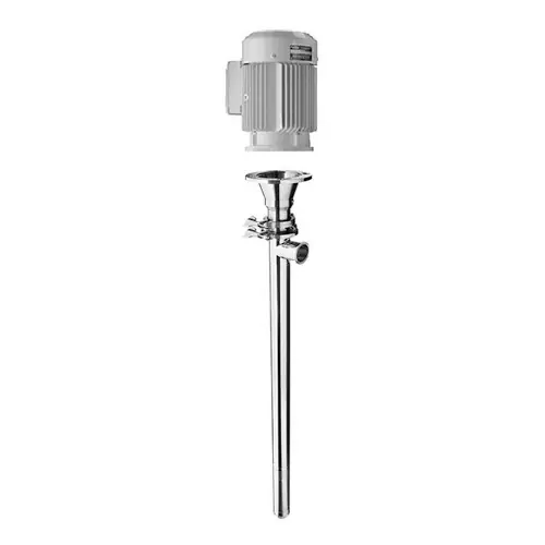 Flux Viscopower F580 Industrial Positive Displacement 12 GPM Drum Pump w/Direct Drive & 1.1 kW 1.5 HP Electric Motor- 39 in. Tube