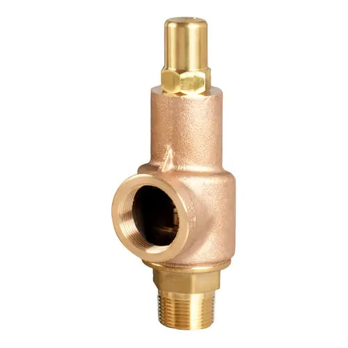 Aquatrol 89 Series 1/2 in. MNPT x FNPT Brass Air/Gas Safety Valve, Closed Cap