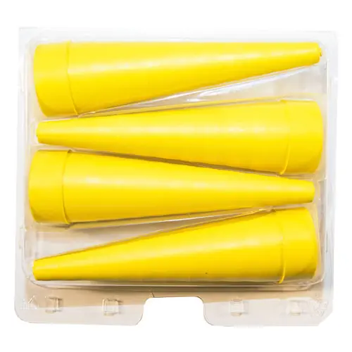 Yelloc Serviceline SXLB4 XL Flexible Hydraulic Service Plugs, .47 in. to 1.7 in. , 4 Pieces/Box