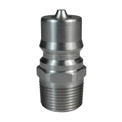 Dixon H-Series Hydraulic 3/4 in. NPTF 303 Stainless Steel Male Plug, ISO-B