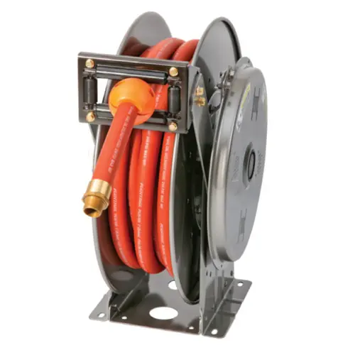 Hannay Reels N800 Series 48-22 Spring Rewind Fuel Reel 3/4 in. x 25 ft. Hose Package