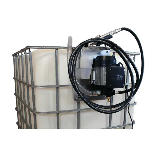 PIUSI Viscomat 70 Oil Pump IBC Tote Kit, Manual Nozzle, 7 GPM