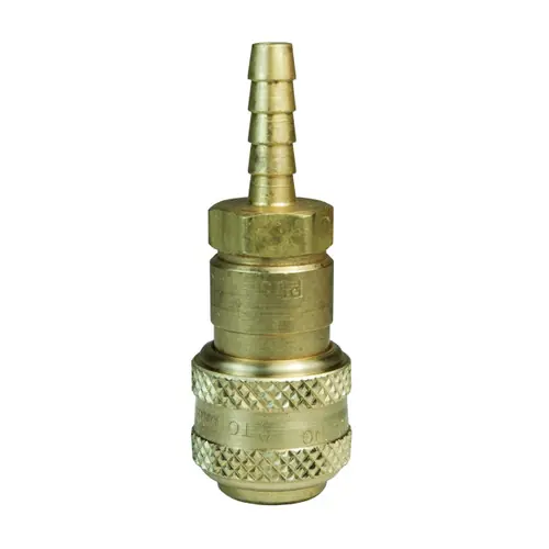 Dixon DF-Series Pneumatic Brass Automatic Standard Hose Barb Coupler