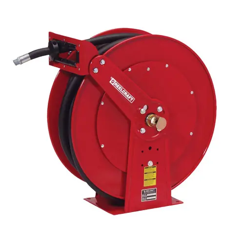 Reelcraft 3/4 in. x 75 ft. FD83075 OLP Heavy Duty Fuel Hose Reel- Reel & Hose
