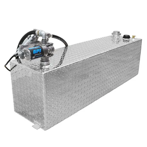 RDS 50 Gallon Aluminum DOT Certified Tank with 8 GPM Transfer Pump