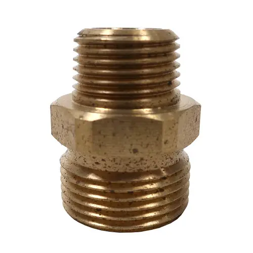Suttner America Company ST-41 Brass Screw Nipple, 3/8 in. MPT x M22