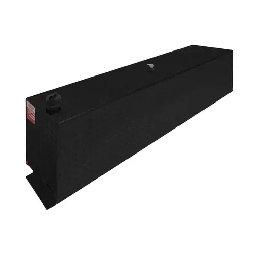 41 Gallon Aluminum Rectangle Auxiliary Tank - Diesel, Black Powder Coated