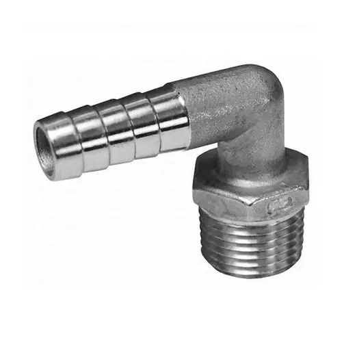 Dixon Stainless Steel 90° Elbow NPT Male Insert Fittings