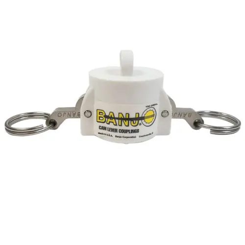 Banjo FDA .75 in. Quick Cam Lever Coupling Polyproplyene Cap