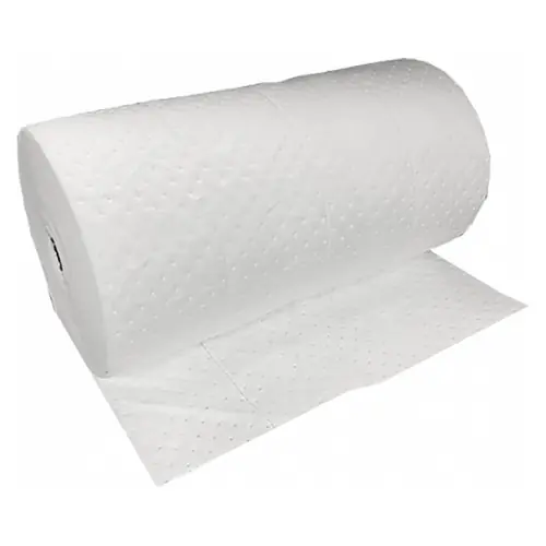 Essentials 30 in. x 300 ft. Oil Only Single-Ply Lightweight Sorbent Roll