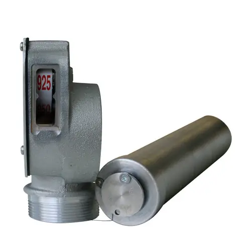 Morrison Bros. 718 Liquid Level Gauge w/ Gasoline Compatible Float 2 in. Male NPT - Calibrated in Gallons