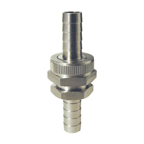 Dixon Standard Stainless Steel GHT Shank Complete Coupling w/ Hex Nut