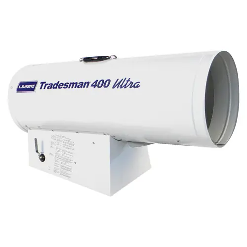 L.B. White Tradesman® 400 Ultra Forced Air 400,000 BTU Direct Fired LP Open Flame Heater