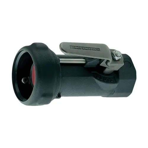 Emco Wheaton J72 Series 2 in. Female NPT Aluminum Dry Break Straight Coupler w/ Nitrile Rubber Seal & 90° Lever