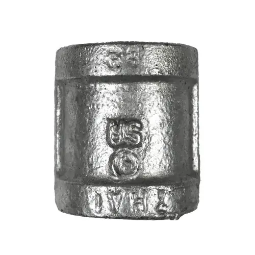 Service Metal Series SGCPL Class 150 Galvanized Malleable Iron 1/2 in. Couplings