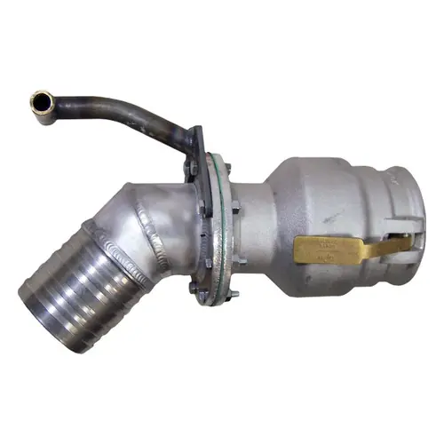 Civacon 633CPP Vapor Recovery Coupler w/ 4 in. TTMA Flange x 4 in. 45 Degree Hose Shank & T Handle