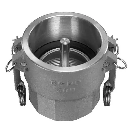 Kuriyama 4 in. Female Coupler x Female NPT Aluminum Vapor Recovery Coupler w/ Probe