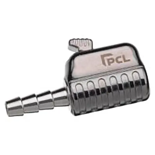 PCL CH2K01 Straight Single Clip-On Chuck Connector, 5/16 in. Hose Barb