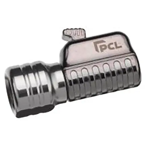 PCL CH2A01 Straight Single Clip-On Chuck Connector, 1/4 in. FBSP Inlet