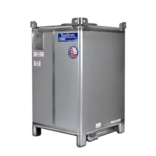 TranStore 512076 Stainless Steel IBC Tank - 550 Gallons