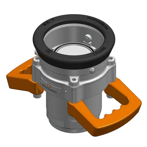 Driplex 3HSV810 3 in. Dry Disconnect Coupler x 3 in. Female NPT w/ FKM Seal - Stainless Steel
