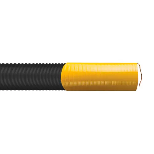 Kanaflex ST120 VP 4 in. Vapor Recovery Hose Assemblies w/ Banding Sleeves & Grounding Wire Exposed - Hose Only