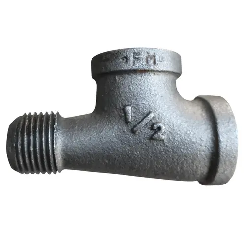 Service Metal Series SBTSTR Class 150 Black Malleable Iron 1/2 in. Service Tees