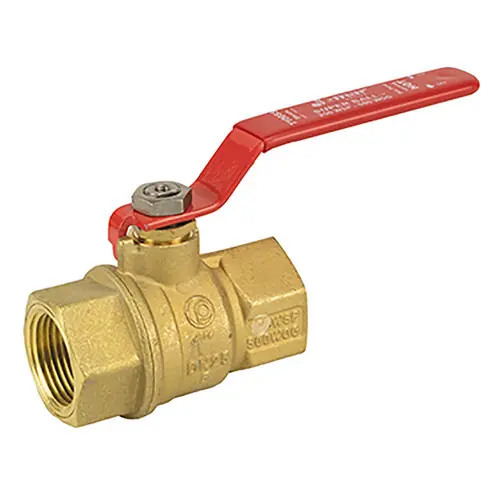 Jomar Valve T-100SSS Series FNPT Brass Ball Valve w/Steam Trim, Full Port, Lifetime Warranty