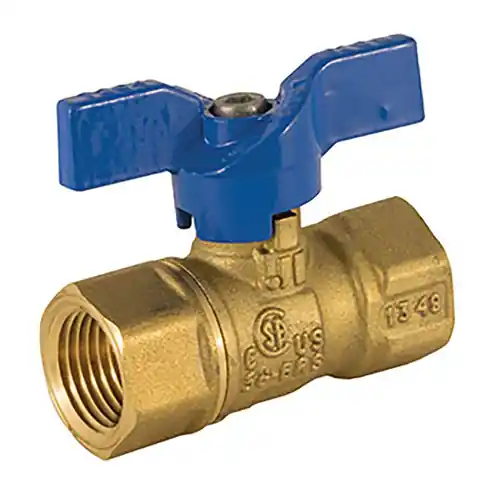Jomar Valve T-204 Series 3/4 in. FNPT Gas Ball Valves w/Brass T-Handle, 600 PSI, Lifetime Warranty