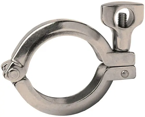 Dixon Sanitary 13MHHV Series 304 Stainless Pipe Size Single Pin Heavy Duty Clamps