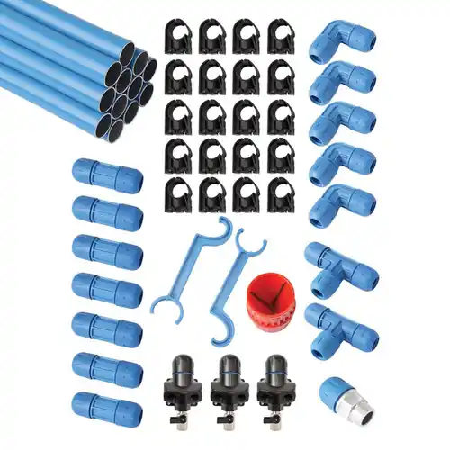FastPipe® Master Kit 3/4 in. dia. x 90 ft. Pipe w/3 Outlets