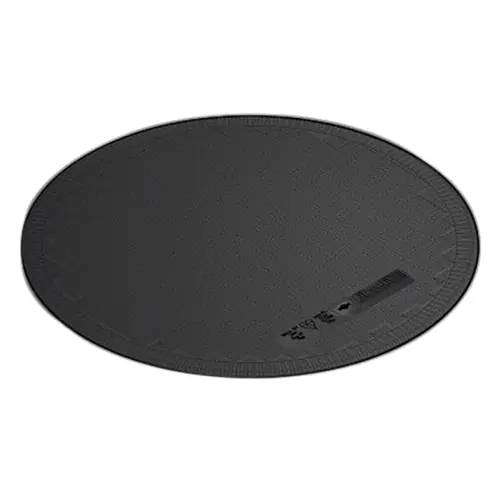 42 in. Dia. Black Raised Composite Replacement Manhole Cover