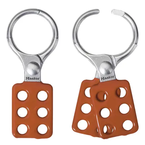 Master Lock 417 Spark Resistant Aluminum Safety Lockout Hasp, 2 in. x 4 7/8 in.