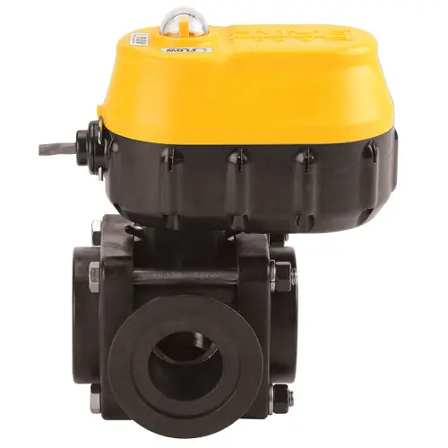 Banjo EVX Series 3/4 in. Full Port Side Load, Bolted