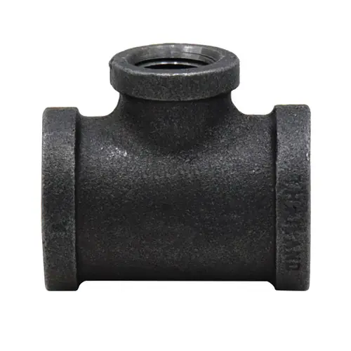 Service Metal Series SBRT Class 150 Black Malleable Iron 1-1/2 in. x 3/4 in. Reducing Tees