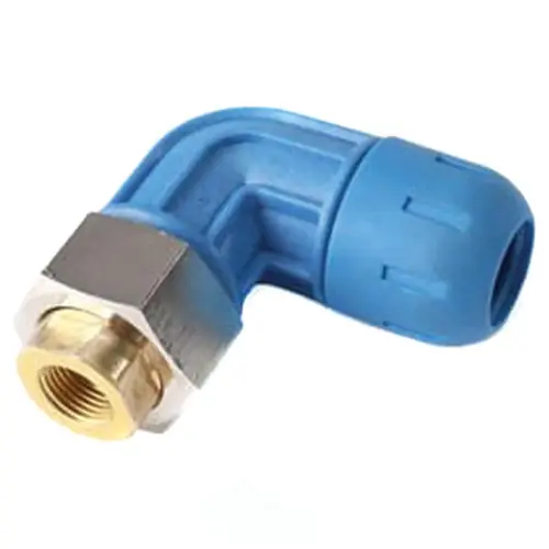FastPipe® 90° Reducing Elbow for Aluminum Pipe, Blue