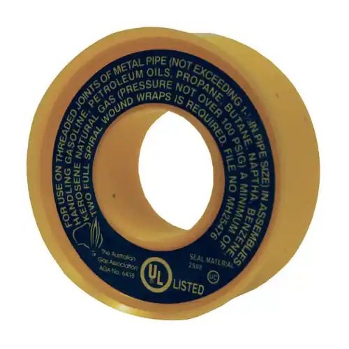 Dixon Yellow PTFE Tape for LP Gas - 1/2 in. x 260 in. Roll