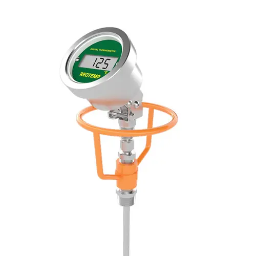 Reotemp PER SP266 Series Digital Rail Car Thermometer, 3 in. Bezel Head, Adjustable Angle