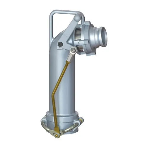 PT Coupling UTF40 Dual Point Tight Fill Elbow w/ 3 in. Male Adapter, 21 1/2 in. H.
