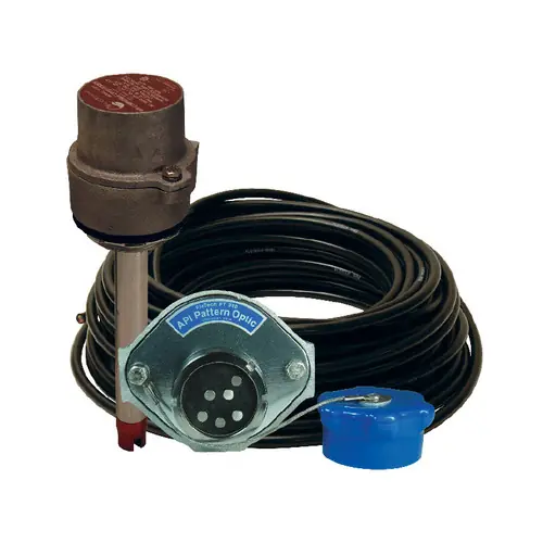 Dixon FT15300-12 Single Compartment Aviation Overfill Package, 5-Wire, Blue Optic Socket, 12 in. Sensor