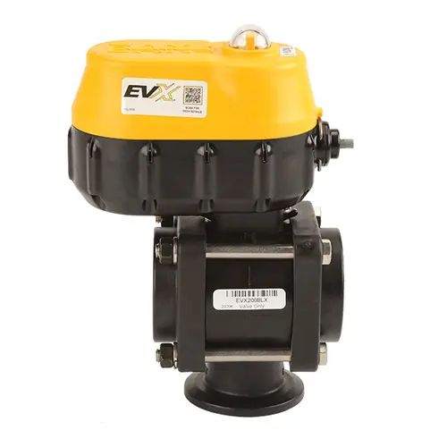 Banjo EVX Series 2 in. 3-Way Standard Port Bottom Load On/Off Electric Valve