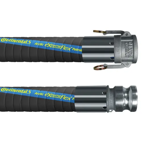 Continental ContiTech Arctic ExtremeFlex 4 in. Petroleum Transfer Hose Assemblies w/ Part C Female Coupler x Part E Male Adapter Ends
