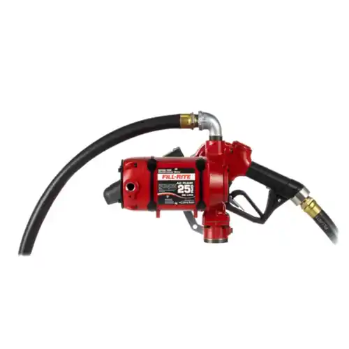 Fill-Rite NX25-120 Series 120V AC Transfer Pump w/ Hose & Nozzle - Bung Mount Configuration - 25 GPM