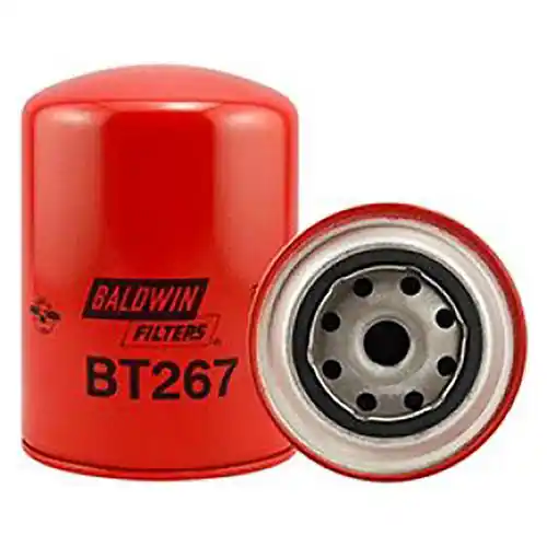 Baldwin Filters BT267 Spin-On Oil Filter, Full-Flow, 3/4 in. Thread, 18 Micron, Each