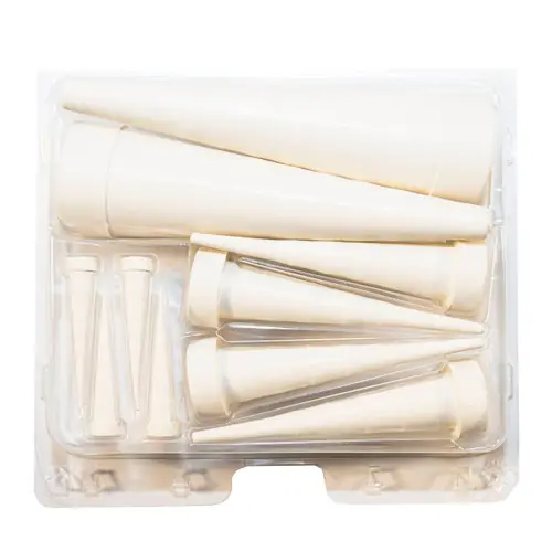 Yelloc Foodline FM442 Mix Box Flexible FDA Approved Service Plugs, .04 in. to 1.7 in., 10 Pieces/Box