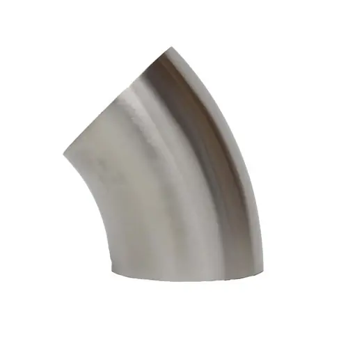 JME SS2WK7 Series 316 SS 45° Buttweld Elbow, Polish #7
