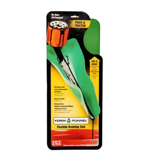 Form-A-Funnel TT-103 Truck & Tractor Flexible Draining Tool, 22 in. L x 8 5/8 in. W