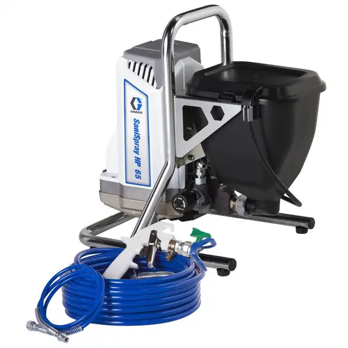 Graco SaniSpray HP 65 Electric Portable Airless Disinfectant Sprayer w/ 1.5 Gallon Hopper, 0.5 GPM